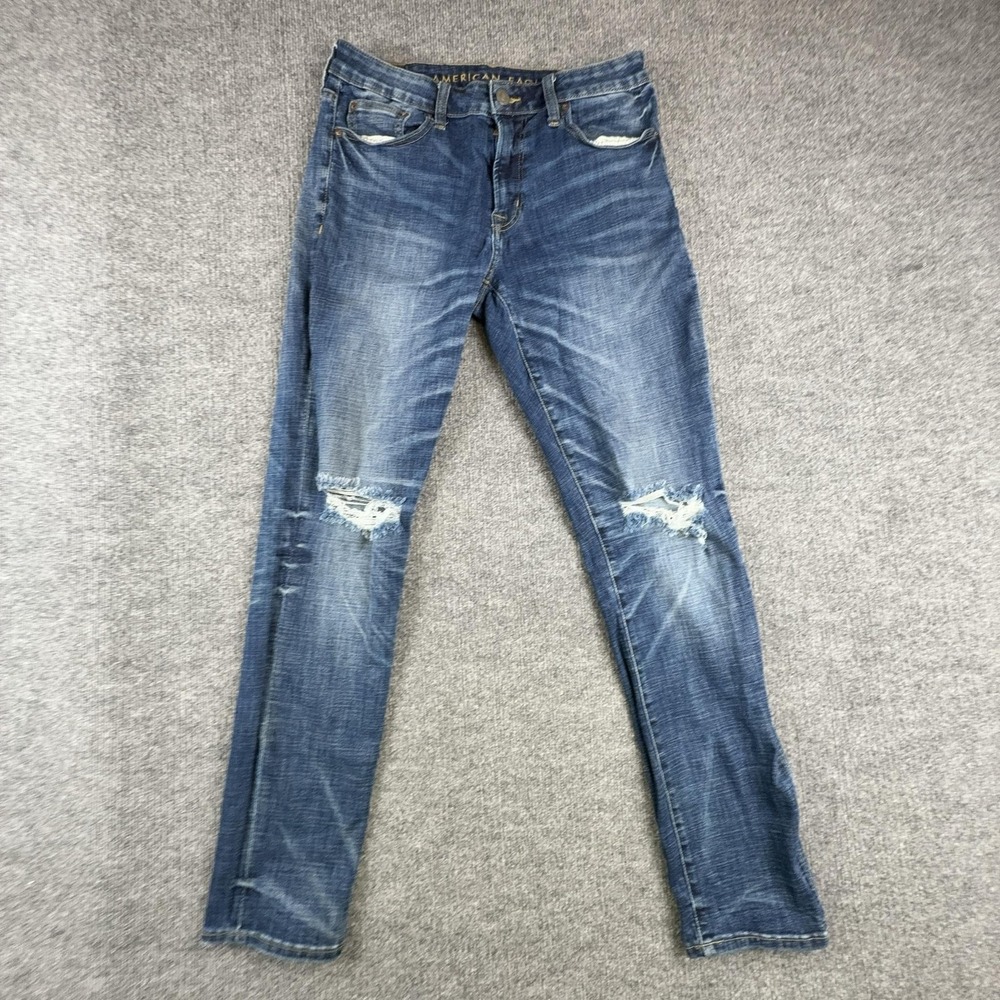 American Eagle Outfitters Jeans Mens 32x32 Blue Ne(x)t Level Flex Skinny Denim